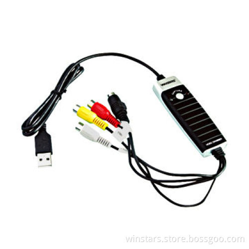 USB 2.0 Audio & Video Easy Capture, Supports Apple's Mac, Microsoft's Windows OS